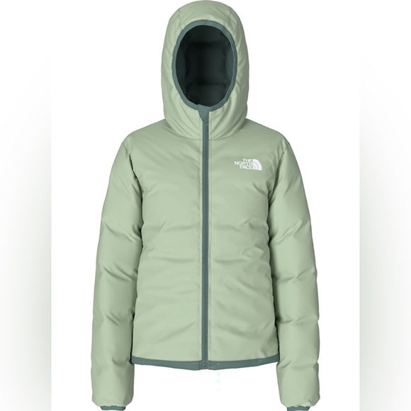 The North Face Girls' Reversible North Down Hooded Jacket - Picture 6 of 13